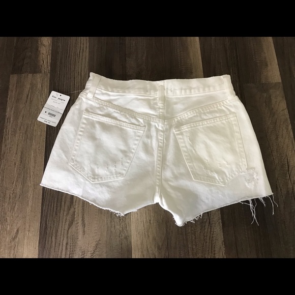Free People Cut Off Denim Shorts Size 26 NWT - Picture 4 of 4